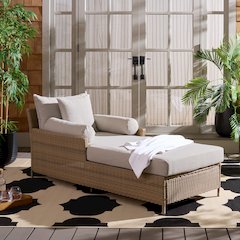Felicity Pe Wicker Sunlounger