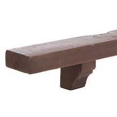 Keros 60" Reclaimed Pine Mantel Shelf