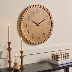 Beda Wood Clock/Brown
