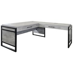 Mason Laminate Open L-Desk & Return