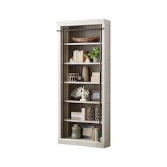Toulouse Fully Assembled 8' Tall Bookcase, Storage