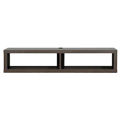Floating TV Stand Wall Mounted – 48 Inch Wood Floating Entertainment Shelf