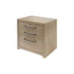 Canyon Drive Modern Wood Lateral File, Light Brown