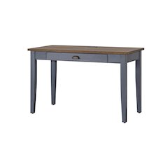 Fairmont Farmhouse Wood Writing Desk, Blue