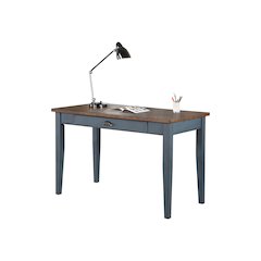 Fairmont Farmhouse Wood Writing Desk, Blue