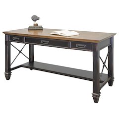 Hartford Wood Writing Desk, Brown