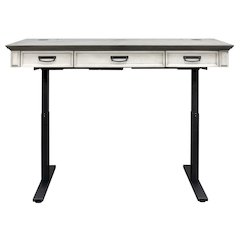 Hartford Wood Writing Desk, White