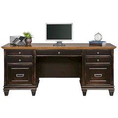 Hartford Wood Credenza, Black