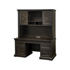 Kingston Wood Hutch With Doors, Fully Assembled
