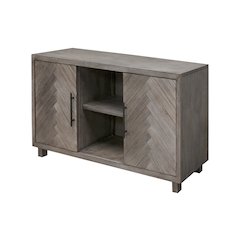 Palisades 60" TV Console, Fully Assembled, Gray