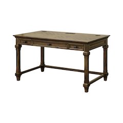 Porter Traditional Wood Writing Desk, Brown