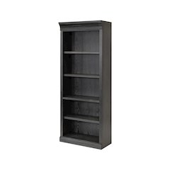 Traditional Wood Open Bookcase, Office Storage
