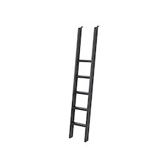 Contemporary Decorative Wooden Ladder, Black