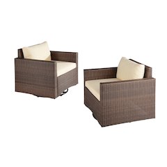 360 Degree Glider Chair (Set Of 2)