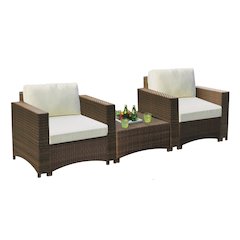 Modular 2 Armchairs And Coffee Table Set