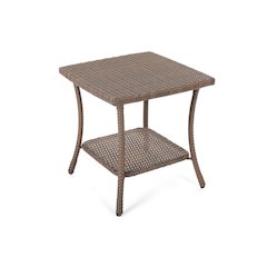 Leisure Collection Outdoor Garden Patio Furniture End Table