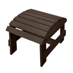 Dark Brown Adirondack Pine Ottoman