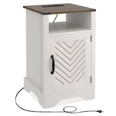 Mpf Wood Nightstand Side