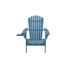 Foldable Adirondack Chair With Cup Holder