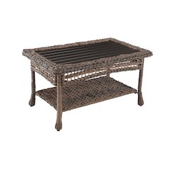 Faux Sea Grass Resin Rattan Coffee Table