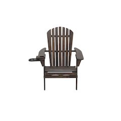 Foldable Adirondack Chair With Cup Holder