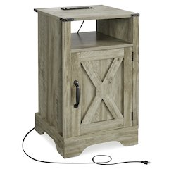 Mpf Wood Nightstand Side