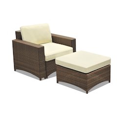 Modular Armchair Ottman Set