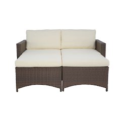 Modular Chair With Ottoman Set