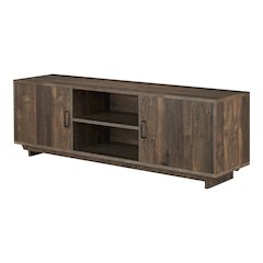 Krella Wood Rustic 62-Inch TV Stand in Reclaimed Oak