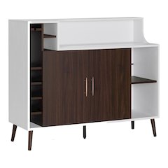 Reid Modern Wood Multi-Storage Buffet in White