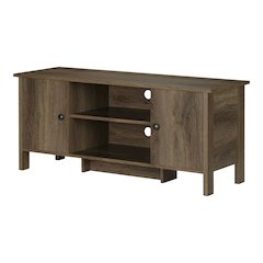 Knisler Transitional Wood 47" TV Stand in Distressed Walnut
