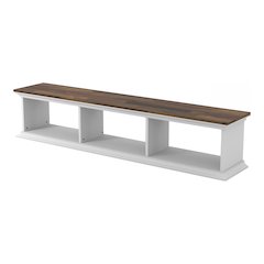 Trina Indoor 3-Shelf Wood Wall-Mounted Floating TV Console