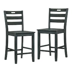 Jolines Wood Counter Height Dining Chair (Set of 2)