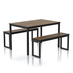 Caritina Wood 3-Piece Counter Height Dining Set