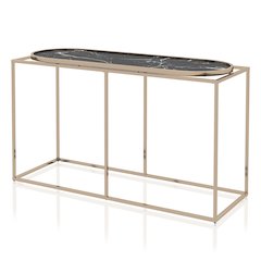 Abair Contemporary Metal Console Table