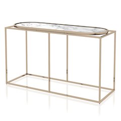 Abair Contemporary Metal Console Table