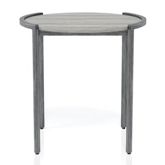 Mordicai Metal 2-Piece Coffee Table Set in Light Gray