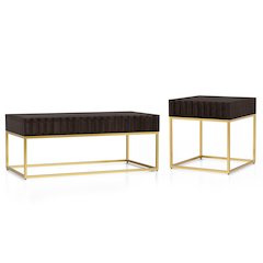 Giffore Metal 2-Piece Coffee Table Set