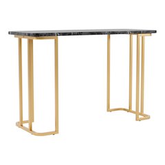 Clotten Contemporary Metal Console Table in Black