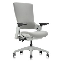 Nauta Mesh and Metal Adjustable Office Chair in Gray