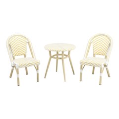 Dakie Aluminum 3-Piece Patio Kids Chair and Table Set