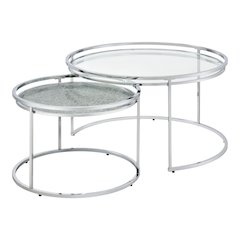 Belmont Metal 2-Piece Nesting Table Set