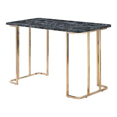 Trentin Contemporary Metal Writing Desk with USB