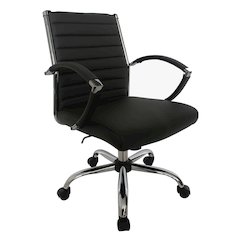 Damse Faux Leather Adjustable Office Chair