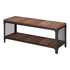 Herk Industrial Wood Multi Purpose Bench in Reclaimed Oak
