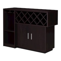 Derick Wood Multi-Storage Buffet Cabinet in Espresso