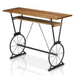 Cera Metal 1-Shelf Bar Table