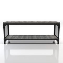 Musa Lower Storage Shelf Wood Bench