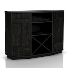 Hollins Multi-Storage Wood Buffet with Doors