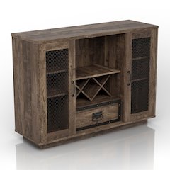 Musa Multi-Storage Wood Buffet with Doors